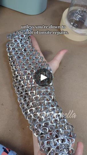 Soda Can Tab Chainmail, Pop Can Tab Crafts Diy, Soda Tab Crafts Tutorial, Can Tab Crafts Diy, Pop Can Tab Crafts, Pop Tab Chain Mail, Beer Tab Crafts, Soda Can Tab Crafts, Chainmail Diy