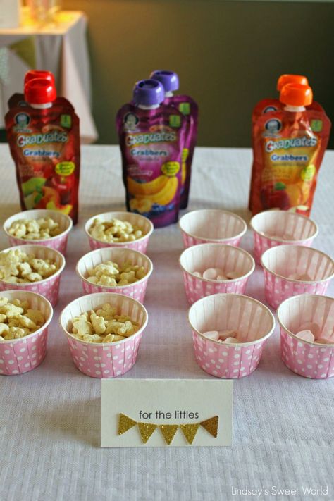 Lindsay's Sweet World: Pink and gold first birthday party - food table Gold First Birthday Party, Pink And Gold First Birthday, Pink And Gold Birthday Party, Gold First Birthday, Gold Birthday Party, Birthday Party Food, Baby 1st Birthday