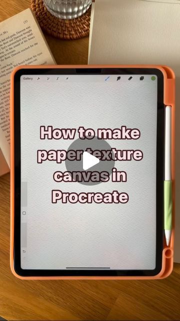 Textures In Procreate, Procreate Texture Overlay, Watercolor Paper Texture Procreate, Paper Texture For Procreate, Paper Effect Procreate, Procreate Canvas Texture, Procreate Wallpaper Tutorial, Procreate Prompts, Pro Create Ideas