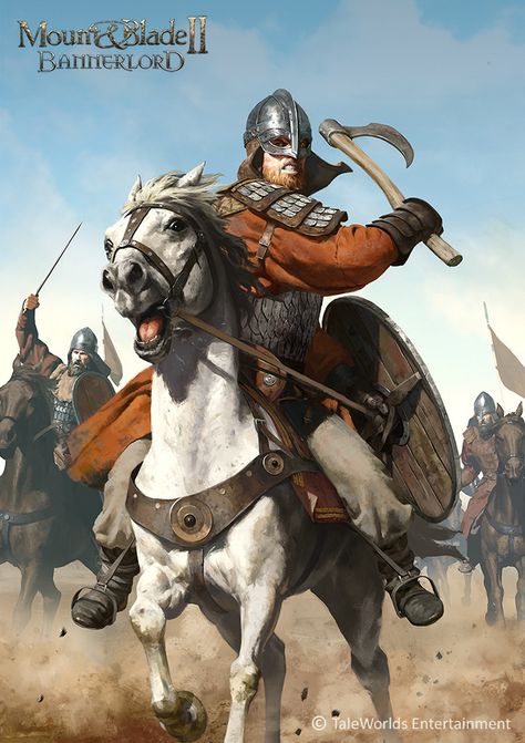 ArtStation - Bannerlord, Ilker Serdar Yildiz Mount & Blade, Medieval World, Promotional Image, 다크 판타지, Viking Warrior, Fantasy Warrior, Fantasy Rpg, 판타지 아트, Dark Ages