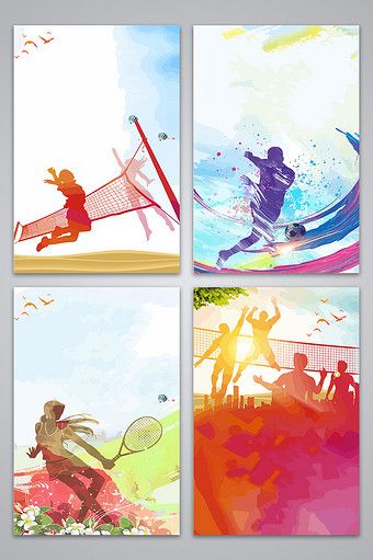 Sports Club Campus Sports Poster Design Background Illustration#pikbest#backgrounds Sports Poster Illustration, Sports Fest Poster, Sports Day Poster Design, Sports Pubmat, Sport Poster Design Graphics, Sport Illustration Graphics, Sport Club Design, Sports Exhibition, School Sports Posters