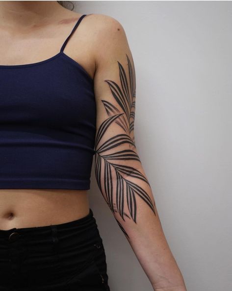 Leave Sleeve Tattoo, Plant Band Tattoo, Leafy Sleeve Tattoo, Tropical Vine Tattoo, Arm Fold Tattoo, Arm Vine Tattoos For Women, Vine Sleeve Tattoos For Women, Leaves Tattoo Sleeve, Tropical Sleeve Tattoo For Women