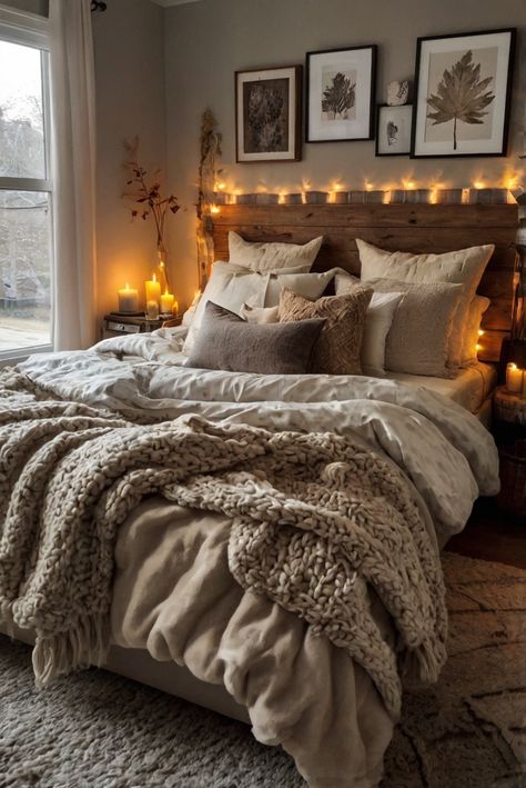 Fall Furniture , Autumn Cozy Fall ,Decor Easy Fall ,
Decor Neutral Fall ,Decor Fall ,Decor Inspiration ,Fall Decor Ideas Vintage Decor Bedroom, Tan Comforter Bedroom Ideas, Autumn Bedroom Aesthetic, Cozy Cabin Bedroom, Dark Boho Living Room, Neutral Wall Colors, Halloween Bedroom Decor, Cozy Bedroom Design, Fall Bedroom Decor