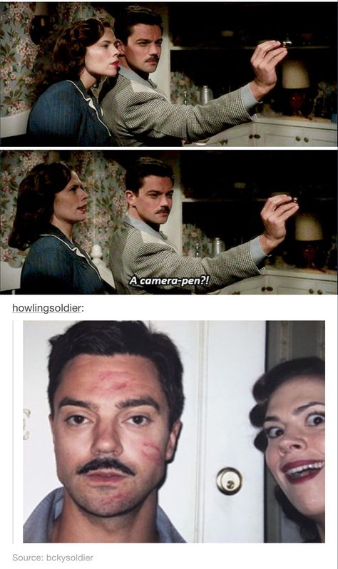 Her face is frickin killin me in the last pic!!!!! Peggy Carter, Agent Carter, Dc Memes, Orphan Black, Dc Movies, Movies And Series, Avengers Memes, Marvel Actors, Marvel Jokes