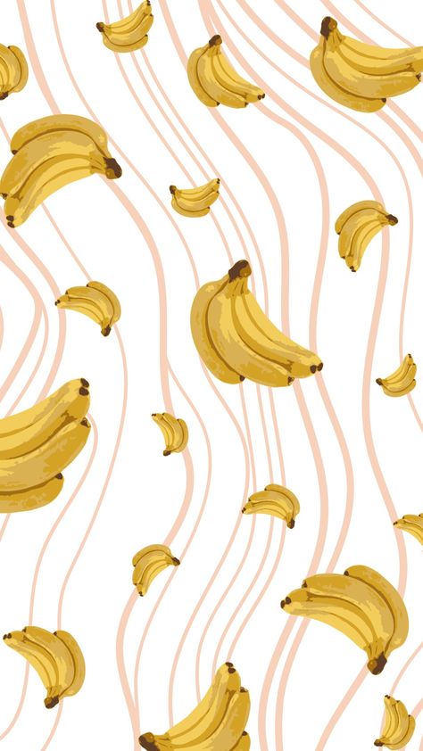 Random Widgets, Banana Aesthetic, Banana Wallpaper, Choco Banana, Banana Pattern, Wallpaper Themes, Banana Chips, Phone Theme, 140 Pounds