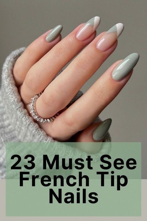 French Gel Nail Designs, Trendy French Tip Nails, Cute French Tip Nails, Cute French Tip, Colored French Nails, Europe Nails, French Tip Gel Nails, French Tip Manicure, Colored Nail Tips