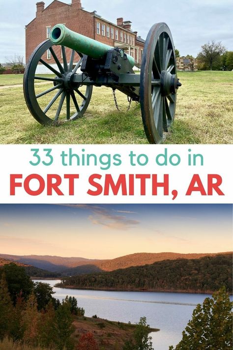 33 Things to do in Fort Smith Arkansas Arkansas Road Trip, Arkansas Vacations, Midwest Road Trip, Fort Smith Arkansas, Great Places To Travel, Arkansas Travel, North America Travel Destinations, Travel Bucket List Usa, Fort Smith