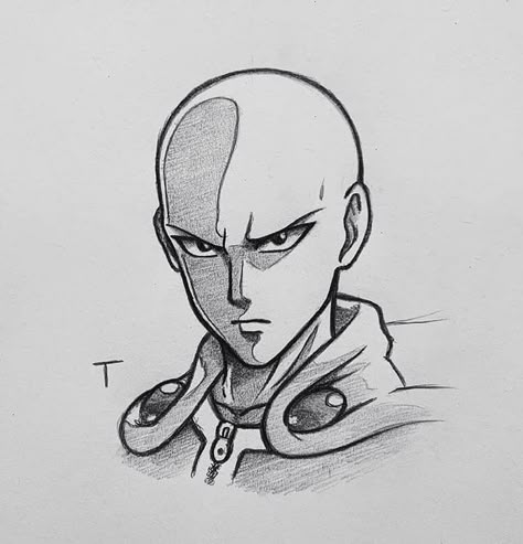 Learn how to draw one punch man AKA Saitama if you're looking for anime drawing ideas. This is one of my favorite anime drawing references. Bullet Bike, Anime Drawing Sketches, Naruto Sketch Drawing, Drawing Hands, Desain Quilling, Pencil Sketch Images, Naruto Sketch, One Punch Man Anime, Best Anime Drawings