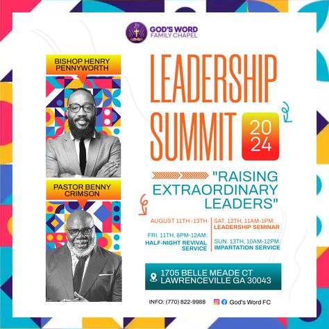 Business Summit Flyer Design, Summit Flyer Design, Leadership Poster, Leadership Design, Summit Design, Event Flyer Design, Free Flyer Design, Social Media Campaign Design, Church Conference