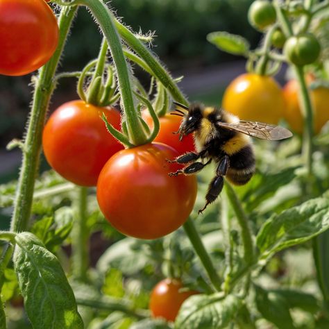 The bumblebee's buzz pollination technique is essential for certain plants, like tomatoes. . .🐝🐝🍅🍅🍅🍕 www.beeraftin.com 📩info@beeraftin.com 📞619-622-7556 #bee raftin #essential workers #help us help u #Humans Need Bees #Bees Don't Need Humans #Save The Bees #Bee Saver #Garden Decor #Bee Friendly #Bee Garden #Bees #gardening tips #Honeybees #saving bees from pool #gardening ideas for home #gardening ideas #bird baths in gardens #bird baths diy #diy garden #gardening #ponds #bee rafts #bee wat... Bird Baths Diy, Home Gardening Ideas, Bird Baths, Bee Garden, Bee Friendly, Home Gardening, Save The Bees, Ponds, Gardening Ideas