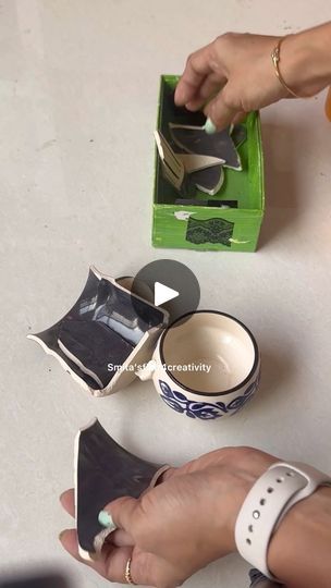 Cup Planter Ideas, Broken Cups Diy Ideas, Best Out Of Waste, Diy Cups, Tin Can, Recycling, Diy Projects, Canning, Home Decor