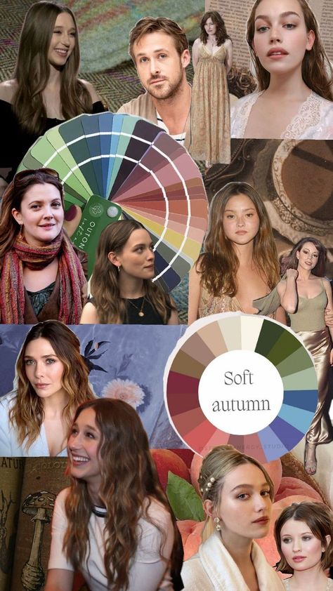 #softautumn #celebrity #colorseason Soft Autumn Palette, Deep Autumn Color Palette, Soft Autumn Color Palette, Autumn Color Palette, Style Analysis, Modesty Outfits, Deep Autumn, Summer Color Palette, Seasonal Color Analysis