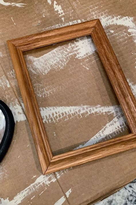 How to Paint Picture Frames - The House on Silverado Framing Pictures Diy, How To Tone Down Gold Picture Frames, Repaint Picture Frames Diy, Painting Old Picture Frames, Refinishing Picture Frames, Painting Old Frames, Picture Frame Upgrade, Picture Frame Redo, How To Paint Picture Frames