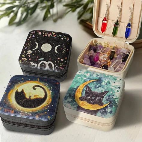 Literature Gifts, Reading Accessories, Moon Black, Gift Boxes For Women, The Black Cat, Bookclub Gifts, Personalized Bookmarks, Crystal Box, Crystals Jewelry