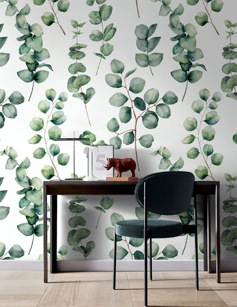 Eucalyptus Wallpaper, Paradise Wallpaper, William Sonoma, Thick Wallpaper, Wallpaper Home Decor, Wallpaper Walls Decor, Commercial Wallpaper, Wallpaper Peel And Stick, Wallpaper Removable