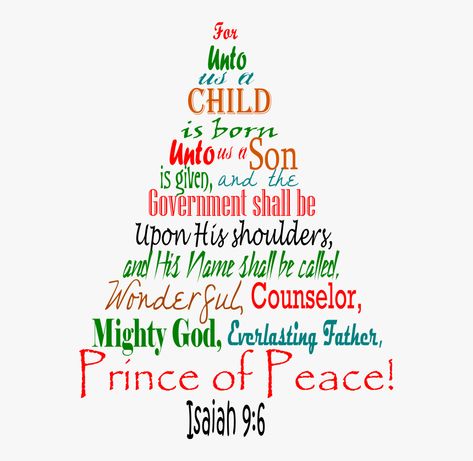 Spiritual Room, Christmas Verses, Isaiah 9, Business Christmas Cards, Isaiah 9 6, Wonderful Counselor, Bible Study Help, Christmas Tree Png, Business Holiday Cards