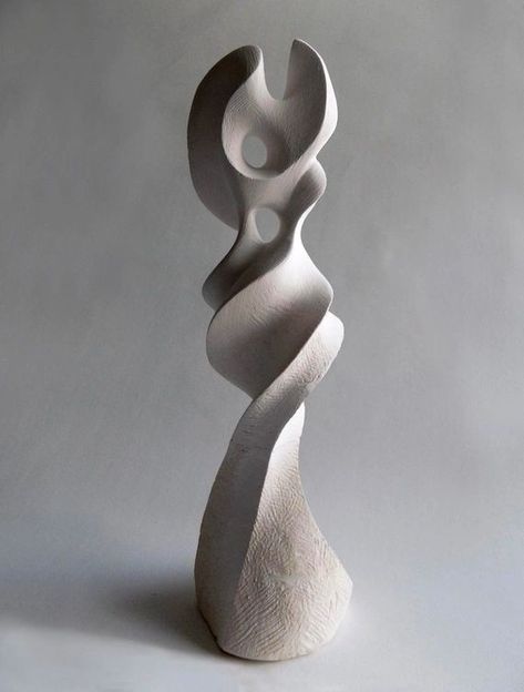 Abstract Clay Sculpture, Sculptural Pottery, Time Sculpture, Sculpture Plaster, Movement Drawing, Organic Sculpture, Lake Side, Plaster Sculpture, Tanah Liat