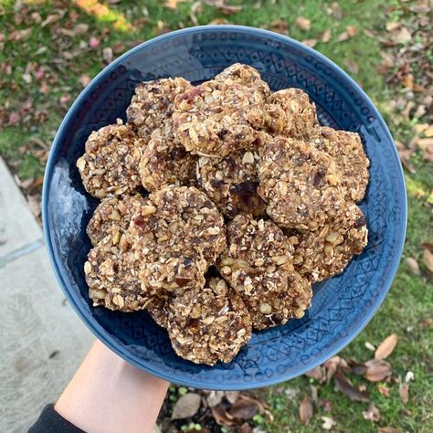 Dr. Greger Thursday|No-Bake Oatmeal Walnut Cookies Oatmeal Walnut Cookies, Dr Gregor, Dr Greger, Vegan Oatmeal Cookies, Egg Free Cookies, Plant Based Diet Recipes, Walnut Cookies, Healthy Bread, Gluten Free Eating