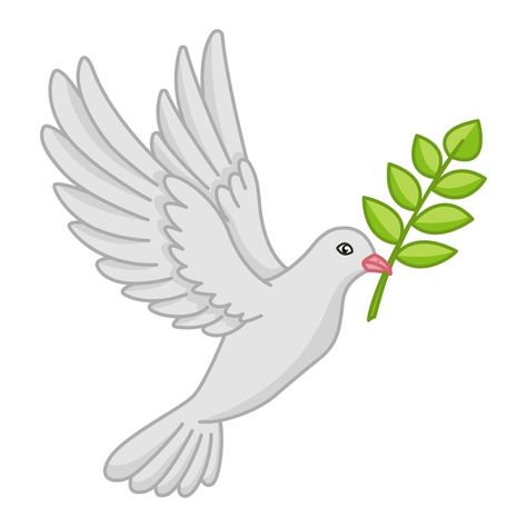 Vector flying dove with olive branch | Premium Vector #Freepik #vector Olive Branch Drawing, Dove With Olive Branch, Branch Drawing, Flying Dove, Stationery Templates, Business Card Maker, Flyer Maker, Poster Invitation, Presentation Template Free