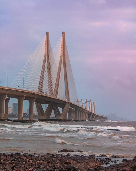 Bandra–Worli Sea Link #Travel #TravelandPlaces #travelplaces #beautifulPlacesToTravel #BestPlacesToTravel #BeautifulNature #BeautifulPlacesToVisit #BeautifulViews #BeautifulThings #Asia #Photography #best #london #InUSA #Paris #europe Mumbai Sea Link, Worli Sea Link, Labels Ideas, Bandra Worli Sea Link, Mumbai Travel, Asia Photography, Sea Video, Marine Drive, Snap Streaks