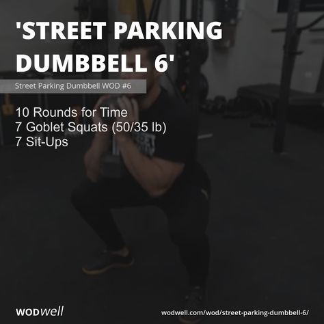 Street Parking Workout, Crossfit Wod With Dumbbells, Deadlift Wod, Quick Wod Crossfit, Back Squat Wod Crossfit, Saturday Crossfit Wod, Hotel Workout, Crossfit Workouts Wod, Crossfit Workouts At Home