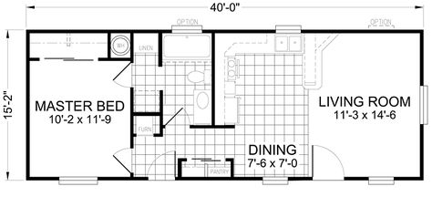 Modern Shotgun House Floor Plans is one of the home design images that can be an inspiration to decorate your home to make it more beautiful. Description from ihomedesignz.com. I searched for this on bing.com/images 16x40 Cabin Floor Plans, 1 Bedroom Floor Plans, 16 X 40 Floor Plans Layout, Shotgun House Floor Plans, Granny Pods, Shed House Plans, Shotgun House, Shed To Tiny House, Cabin Floor