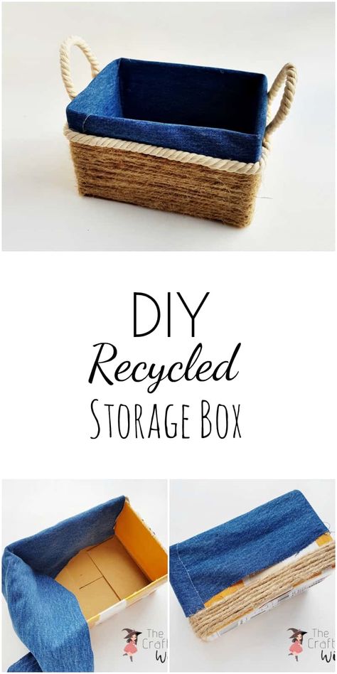 Cardboard Box Storage, Diy Storage Box, Shoe Box Diy, Cardboard Box Diy, Storage Baskets Diy, Shoe Box Crafts, Recycling Storage, Recycle Cardboard Box, Cardboard Storage