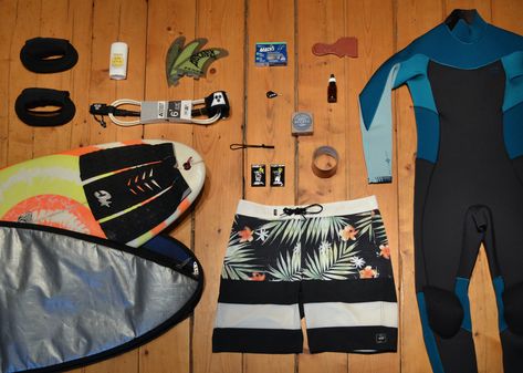 Don’t Leave Home Without It: Gear Essentials for Your Remote Work Surf-trip Surfing Swim Trunks For Beach Season, Surf Essentials, Surfing Essentials, Surf Trip Supply, Surf Fishing Gear, Moisture-wicking Swim Trunks For Surfing, 4-way Stretch Beachwear For Surfing, Surf Gear, Surf Trip