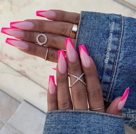 V Tip Nails, Rebellious Fashion, Nail Goals, Edgy Nails, Simple Acrylic Nails, Glow Nails, Long Acrylic Nails Coffin, Bling Acrylic Nails, Acrylic Nails Coffin Short