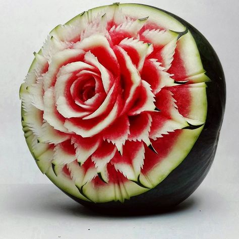 Vincenzo Scuruchi on Instagram: “Watermelon carving 🍉🗡😊 It's supposed to be easy, if you follow the principles.😉 . . . . @scuruchi . . . . #watermeloncarving #watermelon…” Carving Watermelon, Bbq Baked Beans, Fruit Ideas, Quinoa Rice, Dining Table Design Modern, Riced Veggies, Watermelon Art, Watermelon Carving, Android Wallpaper Art