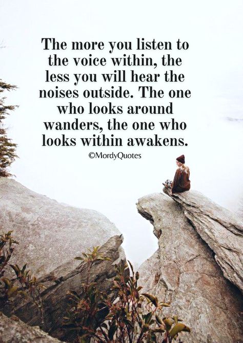 Quotes About Hearing Voices In Your Head, Outside Noise Quotes, The Art Of Listening Quotes, Look Within Yourself Quotes, No Voice Quotes, Learn To Listen Quotes, Quotes On Listening, Listen To Yourself Quotes, Finding Your Voice Quotes