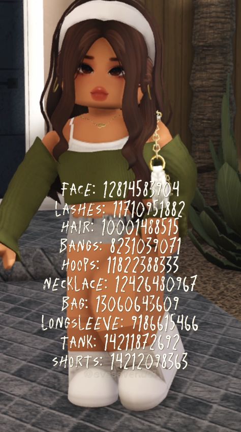 Roblox Outfit Codes, Style For Short Women, Fete Emo, Berry Avenue Codes, Brown Hair Roblox, Blocksburg Outfit Codes￼, Preppy Decal, Code Clothing, Pic Code