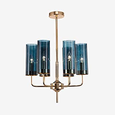 Pendant Lamps Bedroom, Chandelier Kitchen, Room Hanging Lights, Elegant Chandeliers, Glass Installation, Indoor Lighting Fixtures, Blue Amber, Nordic Lights, Suspension Light