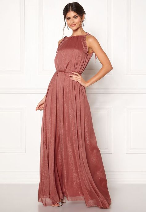 bubbleroom--moments-new-york-aster-chiffon-gown-old-rose--Lini Kennedy Oliviera--319001023-- Old Rose, Chiffon Gown, Passion For Fashion, Formal Dresses Long, Chiffon, New York, Formal Dresses, In This Moment, Clothes