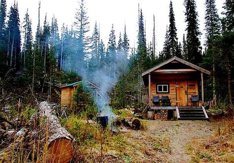 . Log Sauna, Small Cabin In The Woods, Pioneer Cabin, Hunting Shack, Wilderness Living, Woods Cabin, Diy Sauna, A Cabin In The Woods, Forest Lodge