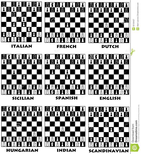 Chess Openings - Download From Over 52 Million High Quality Stock Photos, Images, Vectors. Sign up for FREE today. Image: 35159427 Chess Guide, Chess Basics, Chess Tricks, Chess Openings, Chess Rules, Chess Quotes, Chess Tactics, Learn Chess, Chess Moves