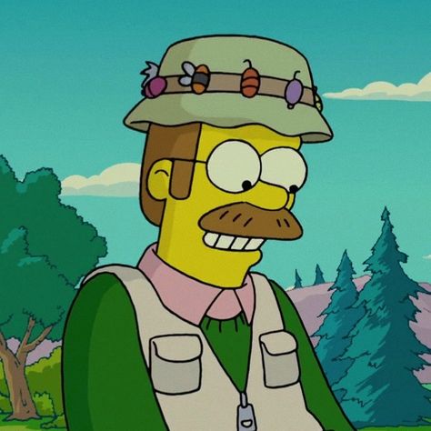 the simpsons ned flanders aesthetic icons Flanders Simpsons, Ned Flanders, I Just Realized, The Simpson, Funny Reaction, Funny Reaction Pictures, The Simpsons, Reaction Pictures, Random Things