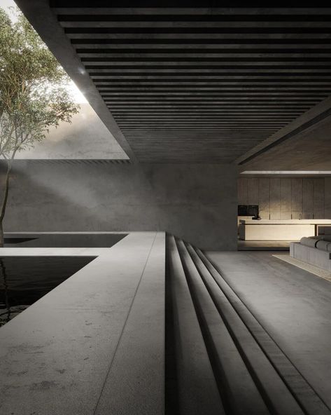 studio JVW's monolithic house emerges as a sculpture within mysterious south african desert Brutalist House, Brutalist Interior, Spring Layering, Concrete Effect Paint, Brutalism Architecture, Moody Aesthetic, Fashion Minimal, Outfit Chic, Brutalist Architecture