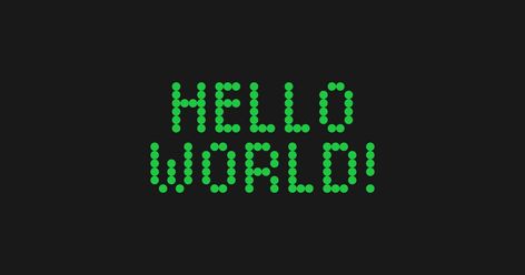 T-shirt and Hoodie featuring 'Hello World!' Code Design on a white background, perfect for tech enthusiasts and programmers Hello World Wallpaper, Code Design, World Wallpaper, Hello World, Tech Fashion, Universe, Coding, Collage, Canvas