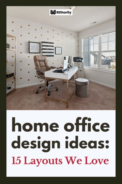 Are you in need of an inspiration boost for your home office design ideas? Look no further than this article, which features 15 unique and stylish office layouts we love. Whether you're working with a small space, looking for ways to maximize your use of area, or simply want to spruce up your current home office, the ideas in this article will help you do just that. Read on to learn more about how to create a comfortable and inviting space for your home office. Clever Home Office Ideas, Room Inspiration Office, 10x10 Office Ideas, Home Office Square Room Layout, Home Office Ideas With Tv, Flexible Home Office Space, Making An Office Space At Home, Home Office Desk In Front Of Window Work Spaces, Work Room Decor Home Office