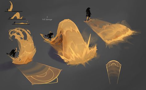 Sand Powers Art, Sand Superpowers, Superpower Concept Art, Sand Magic Fantasy Art, Vfx Concept Art, Light Magic Powers, Sand Powers, Shadow Magic Art, Magic Powers Art