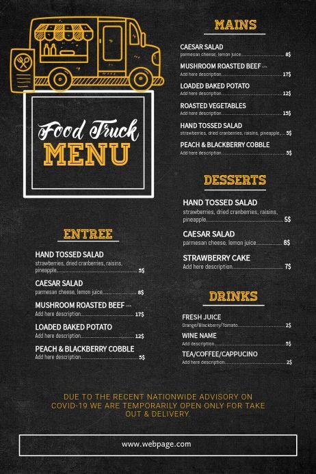 Menu Design Ideas, Food Truck Business Plan, Foodtrucks Ideas, Starting A Food Truck, Menu Sans Gluten, Salad Menu, Food Truck Menu, Easter Menu, Food Truck Business