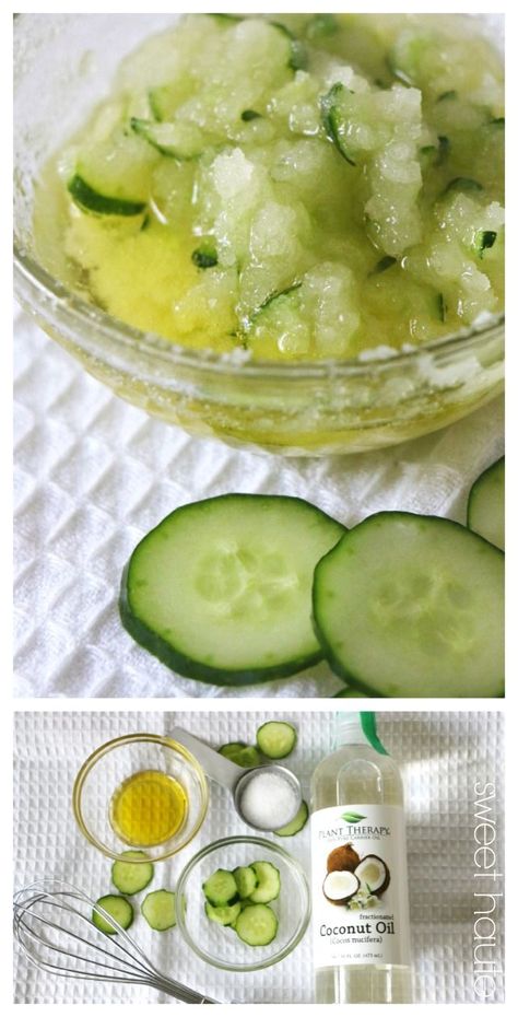 Coconut Cucumber Cleanser Cucumber Facial, Coconut Essential Oil, Diy Coconut, Diy Beauty Treatments, Chemical Peels, Sugar Scrub Diy, Diy Facial, Facial Exfoliator, Diy Beauty Recipes