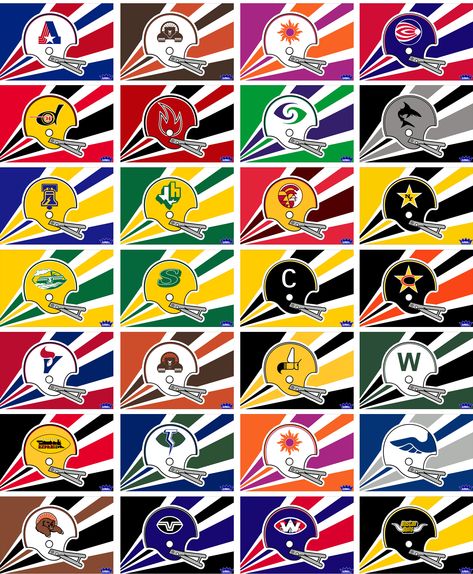 World Football League, Nfl Helmets, Greg Lake, Lou Williams, Sports Ideas, Football Logos, American Football League, Sport Logos, Tote Beach Bag