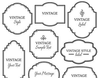 antique clip art labels - Google Search Labels Printables Free Templates, Printable Label Templates, Free Label Templates, Label Clips, Photoshop Brush Set, Frames Png, Label Shapes, Digital Labels, Etiquette Vintage