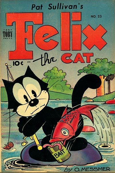 Felix Cat, School Signage, Old Posters, Old Comic Books, Cat Book, Vintage Cartoons, Felix The Cat, Comic Book Art Style, Retro Comic Book