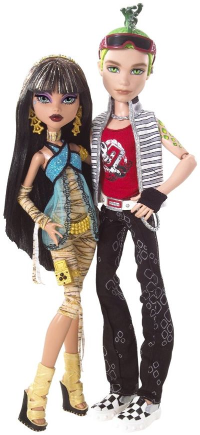 Cleo De Nile And Deuce, Monster High Collection, Monster High Cleo, Deuce Gorgon, Monster High Boys, Monster List, Monster High School, Monster High Pictures, Custom Monster High Dolls