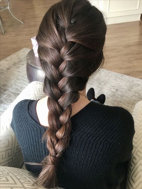 Single Braids Hairstyles, Easy Trendy Hairstyles, Plaits Hairstyles, French Braid Hairstyles, Cute Curly Hairstyles, Trendy Hairstyle, Hot Hair Styles, Easy Braids, Hair Stylist Life