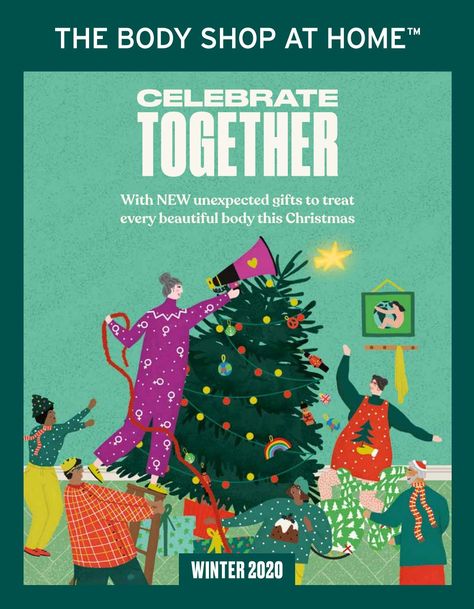 The Body Shop At Home™ UK Winter 2020 Catalogue Body Shop Christmas, The Body Shop At Home, Big Gift Boxes, Uk Winter, British Rose, Body Shop At Home, Blusher Brush, Us Holidays, Sugar Lip Scrub