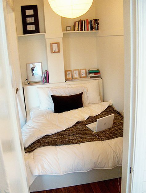 compact bedroom Bed Fills Entire Room, Wall To Wall Bed Small Bedrooms, Bedroom Overbed Storage, Tiny Closet Ideas Bedrooms, Siy Storage Bed, Bed In Closet Ideas Tiny Bedrooms, Storage Behind Bed, High Bed Small Room Storage, Overbed Wardrobe Small Spaces